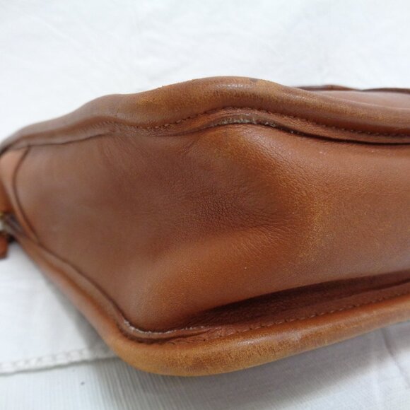 COACH Vintage 1980s Slim Briefcase Tan 17" x 11" - Picture 9 of 15